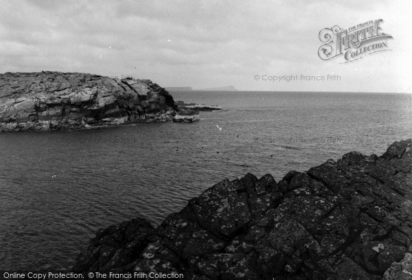 Photo of Mousa, With Seals In The Water c.1955