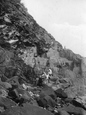 Climbing Up From Cave 1927, Mousehole