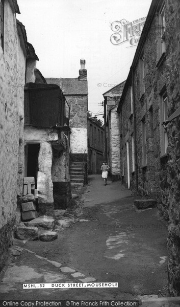 Photo of Mousehole, Duck Street c.1955