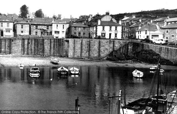 Photo of Mousehole, East End From Pier c.1955