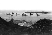 Fishing Fleet And Island 1927, Mousehole