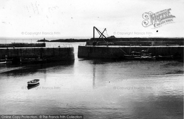 Photo of Mousehole, Harbour Entrance 1955