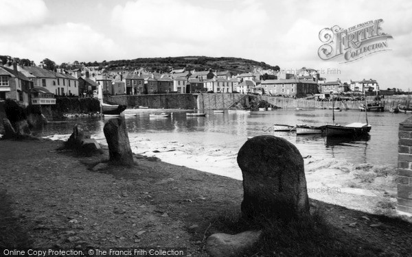 Photo of Mousehole, Harbourside c.1955