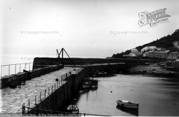 Photo of Mousehole, The Harbour c.1955