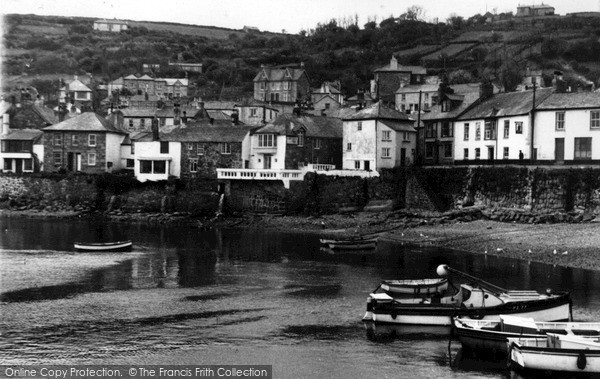 Photo of Mousehole, The Harbour c.1955