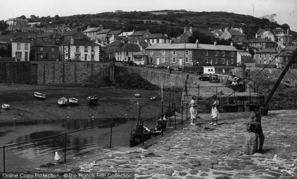 Photo of Mousehole, The Harbour c.1955