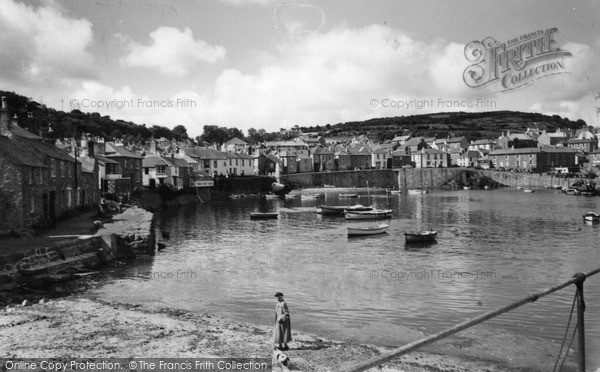 Photo of Mousehole, The Harbour c.1955