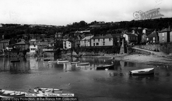 Photo of Mousehole, The Harbour c.1960