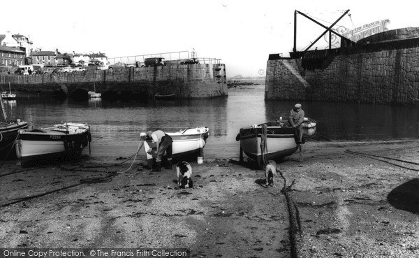 Photo of Mousehole, The Harbour c.1960