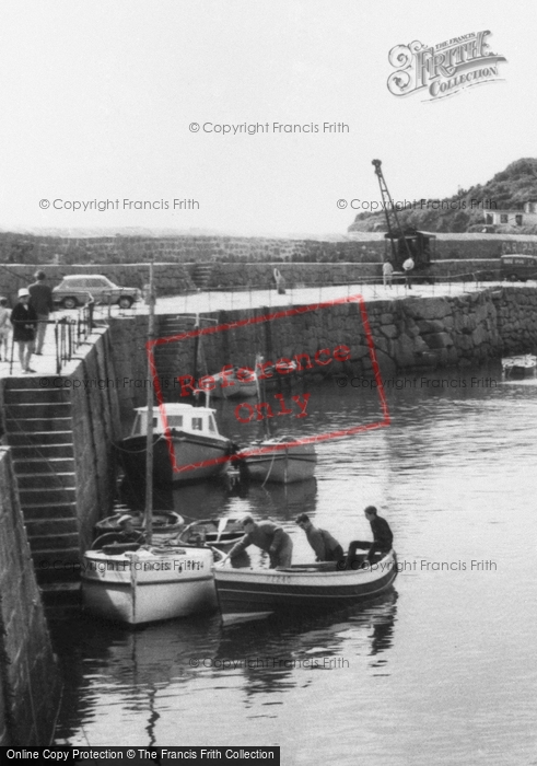 Photo of Mousehole, The Harbourside c.1955