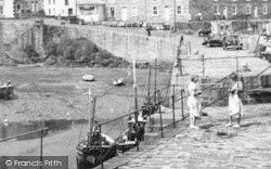 Women At The Harbour c.1955, Mousehole