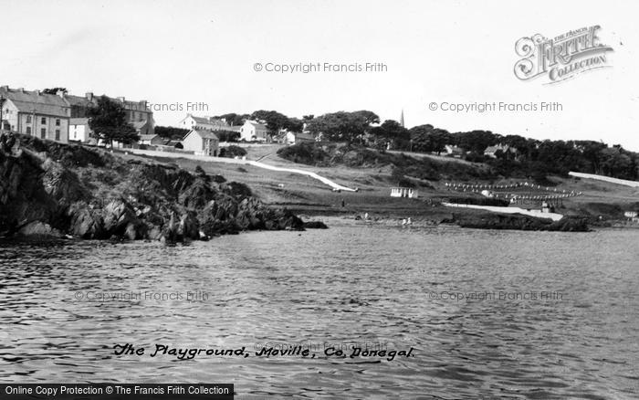 Photo of Moville, Lough Foyle, Playground c.1960