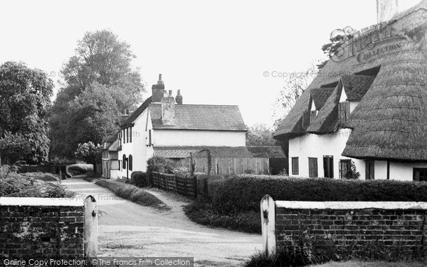 Photo of Much Hadham, Church Lane c.1955