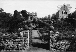 Abbey, Bee Garden 1911, Much Wenlock