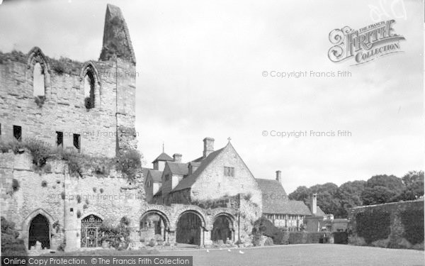 Photo of Much Wenlock, Abbey c.1955
