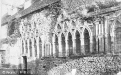 Abbey, Chapter House Norman Work 1892, Much Wenlock