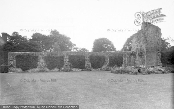 Photo of Much Wenlock, Abbey, Cloisters, Frater And Lavabo c.1955
