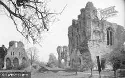 Abbey Ruins From The West c.1935, Much Wenlock