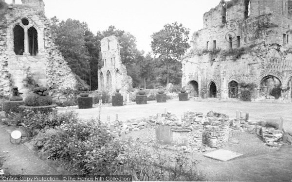Photo of Much Wenlock, Abbey, Scriptorium And Lavabo c.1960