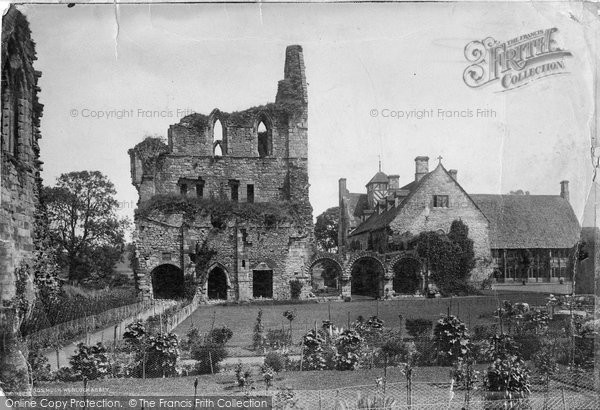 Photo of Much Wenlock, Abbey, South Transept And Prior's House c.1880