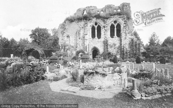 Photo of Much Wenlock, Abbey, The Octagonal Lavatorium 1911