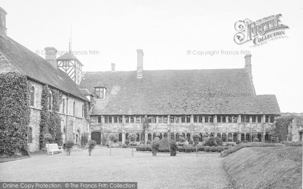 Photo of Much Wenlock, Abbey, West Front Of Prior's Lodgings 1924