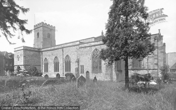 Photo of Much Wenlock, Church 1936