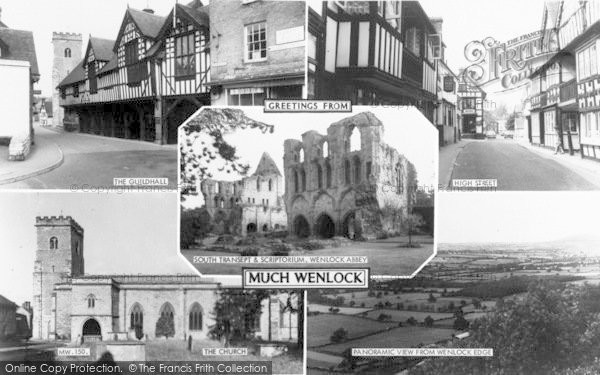 Photo of Much Wenlock, Composite c.1965