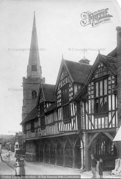 Photo of Much Wenlock, Guildhall And Market House c.1880