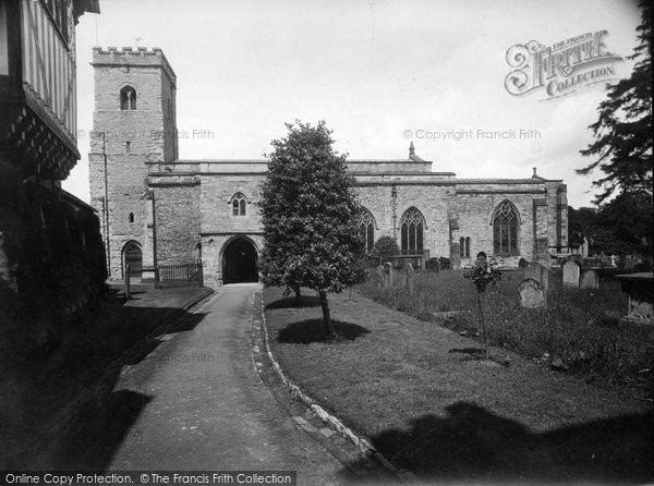 Photo of Much Wenlock, Holy Trinity Church 1936