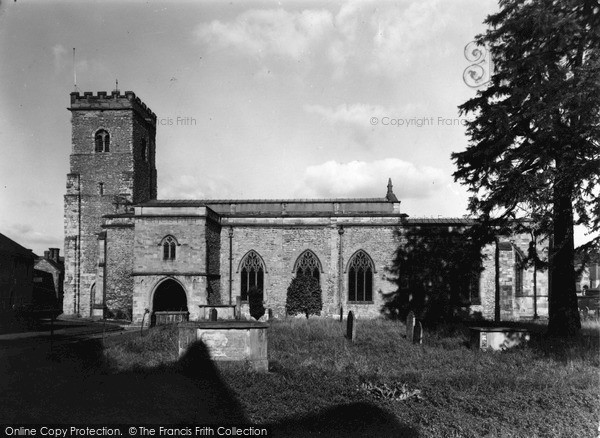 Photo of Much Wenlock, Holy Trinity Church c.1955