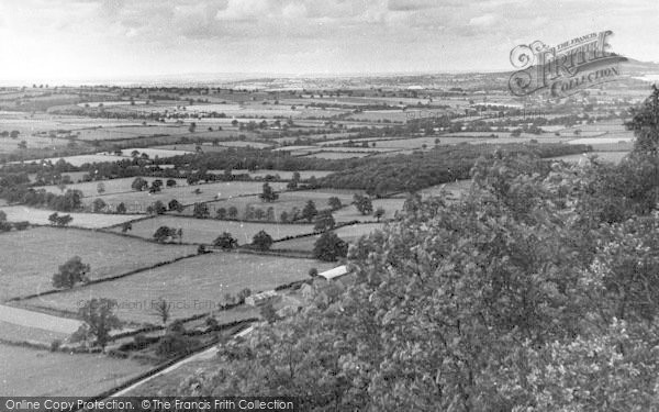 Photo of Much Wenlock, Panoramic View From Wenlock Edge c.1955
