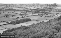 Panoramic View From Wenlock Edge c.1955, Much Wenlock