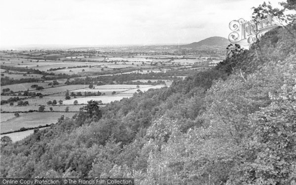 Photo of Much Wenlock, Panoramic View From Wenlock Edge c.1955