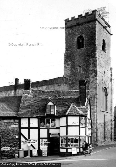 Photo of Much Wenlock, Shop On The Bull Ring c.1960