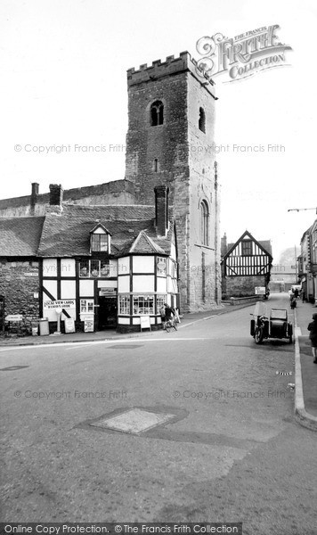 Photo of Much Wenlock, The Bull Ring c.1960
