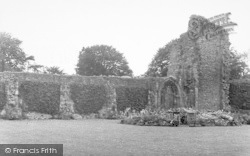 The Lavabo, Wenlock Abbey c.1955, Much Wenlock