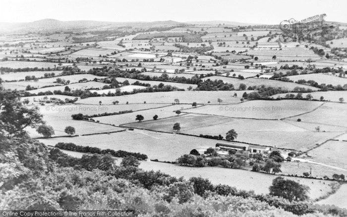 Photo of Much Wenlock, View From Wenlock Edge c.1955