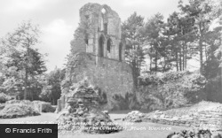 West Wall Of North Transept, The Monastery Of St Milburga c.1955, Much Wenlock