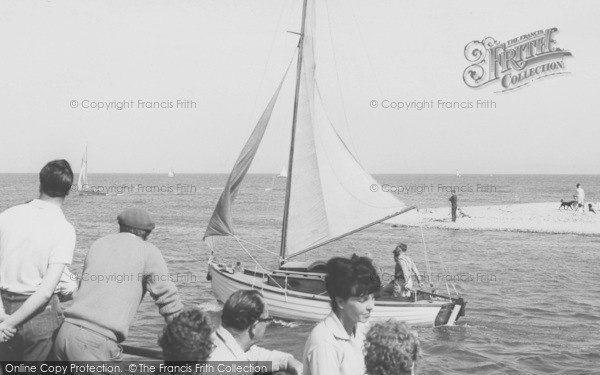 Photo of Mudeford, Sailing c.1960