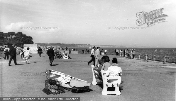Photo of Mudeford, The Promenade c.1960