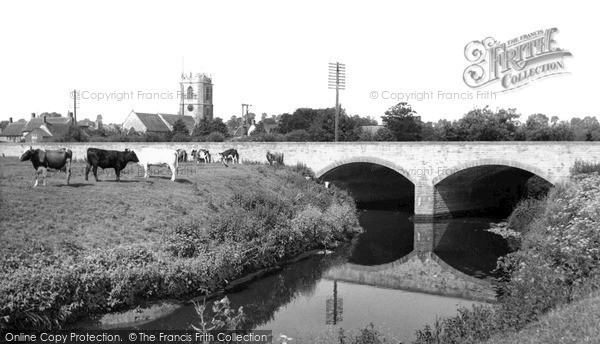 Photo of Mudford, the Bridge and Church c1960