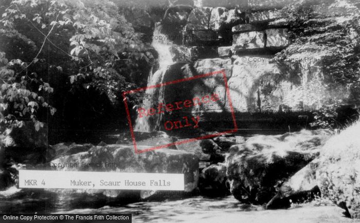 Photo of Muker, Scaur House Falls c.1955