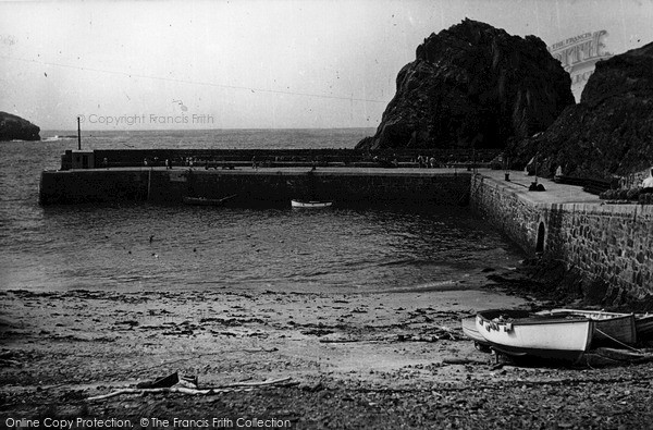 Photo of Mullion, Beach And Harbour c.1955