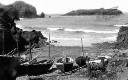 Boats In The Cove 1890, Mullion