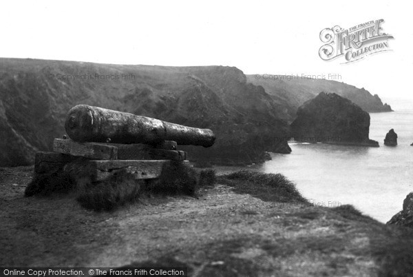 Photo of Mullion, Cannon On Cliff c.1955