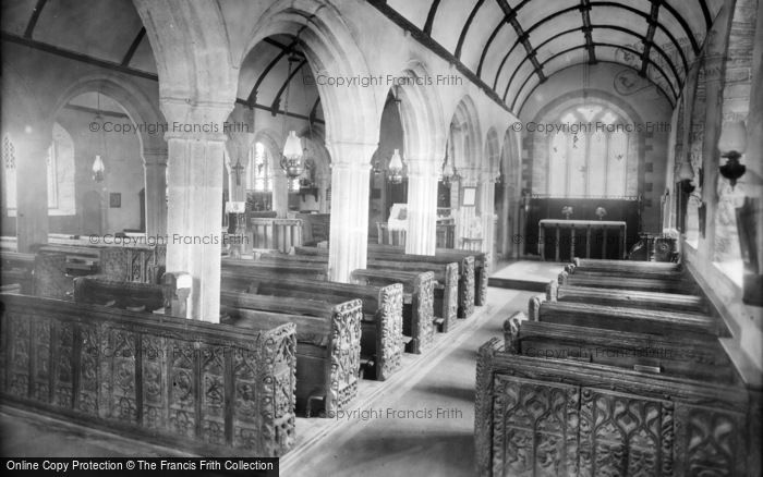Photo of Mullion, Church Interior 1922