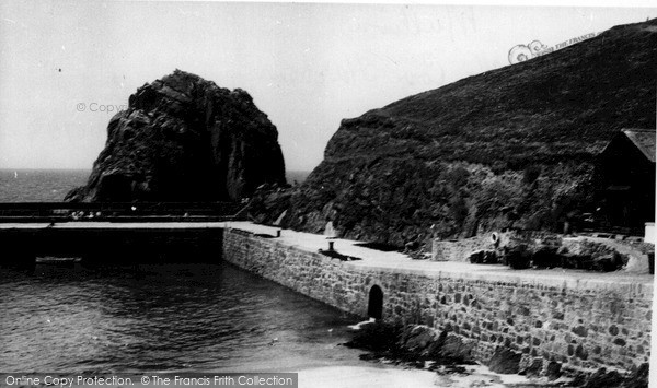 Photo of Mullion, Cove Harbour c.1955