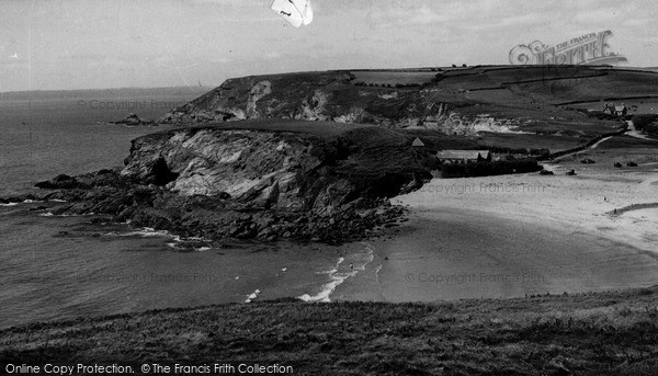 Photo of Mullion, Gunwalloe Beach And Church c.1955
