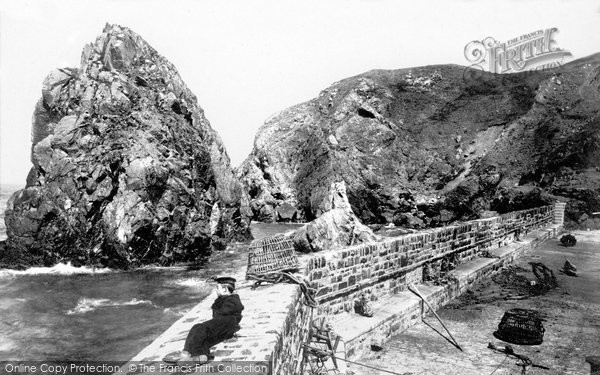 Photo of Mullion, Pier Head And Ear Rock 1899